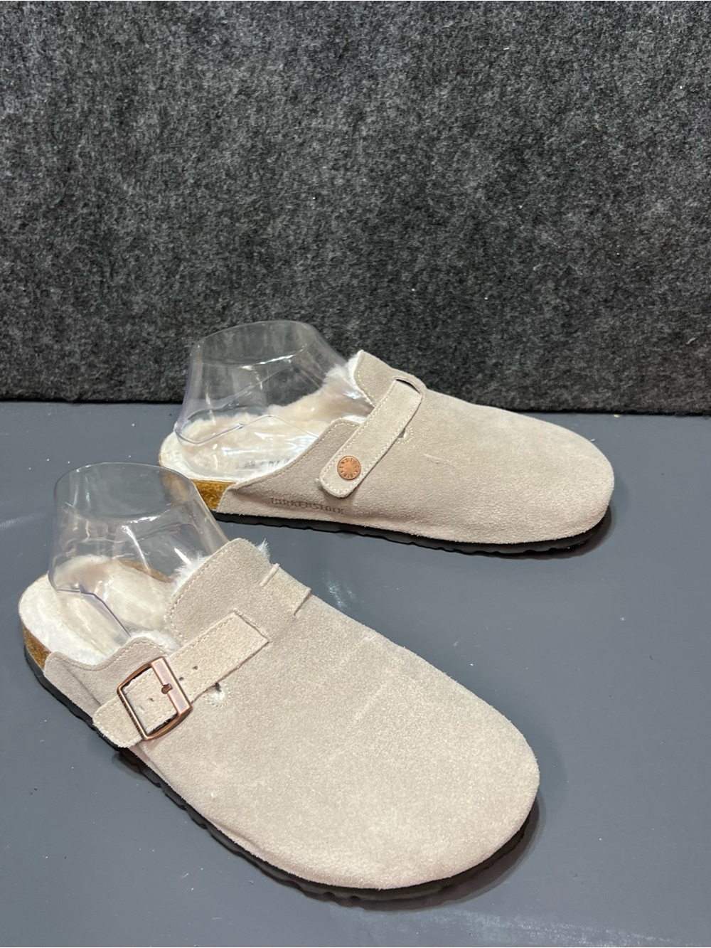 Birkenstock Boston Shearling-Lined suede clogs Women’s Size 40 (9-9.5) - Picture 4 of 13